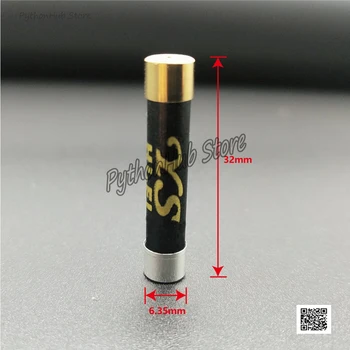 Sigorta Tüpü Meraklıları Altın kaplama Gümüş Nano Ses sigorta amplifikatörü CD Amplifikatör Sigorta 6x32mm