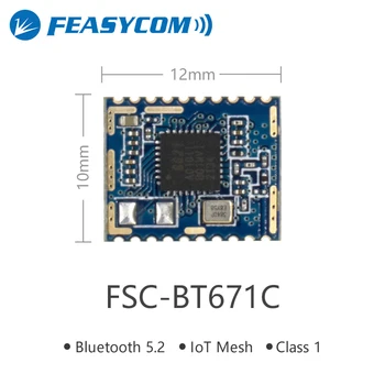 Silikon Laboratuvarları EFR32BG21 FSC-BT671C Bluetooth 5.2 Uzun Menzilli SIG Mesh Modülü Ağ Uygulaması