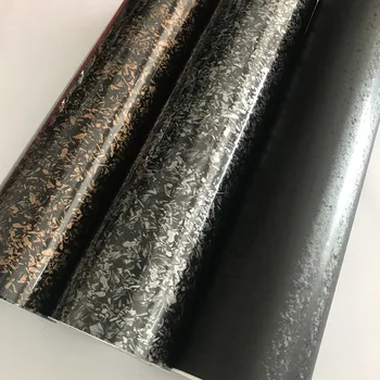 Siyah Altın Gümüş Gri Dövme Karbon Vinil Wrap ile Hava Yayın Kabarcıklar yapışkansız DIY Araba Styling Sticker Çıkartma Sarma