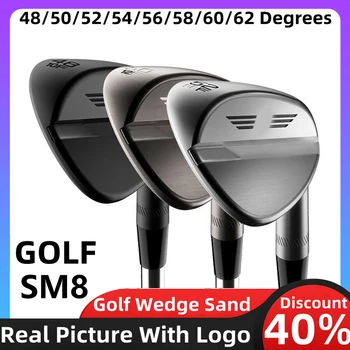 SM8 Golf Takozlar Kulüpleri Golf Kulüpleri 48/50/52/54/56/58/60/62 Derece Çelik Mil CNC Alt Öğütme Süper Spin Turnuva Onaylı