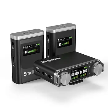 SmallRig Forevala W60 Kondenser Mikrofon Pc Smartphone için Stüdyo Ekipmanları kablosuz mikrofon Ses Mikrofonlar Yaka Profesyonel