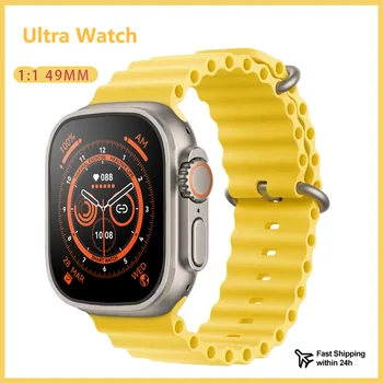Spor Smartwatch İzle Ultra Serisi 8 Erkekler Kadınlar Akıllı İzle Ultra NFC Bluetooth Çağrı Spor Saatler Apple İçin Kablosuz Şarj