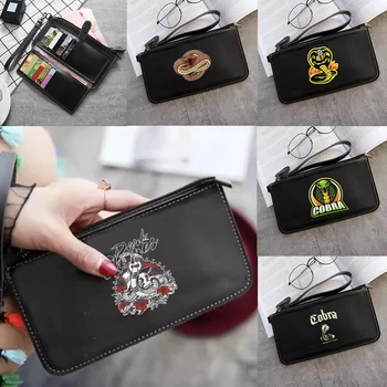 Standart Cüzdan kadın fermuarlı cüzdan Kart Sahipleri Cep Telefonu Çantaları bayan cüzdanları Bileklik Hasp Debriyaj Cobra Serisi