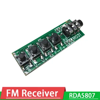 stereo FM radyo modülü FM alıcı modülü RDA5807 76 MHz~108 MHz DC 3 V-12 V Çıkış: sürebilirsin kulaklık veya güç amplifikatörü giriş