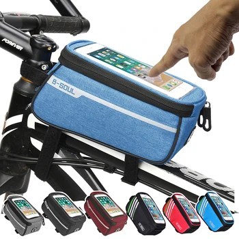 Su geçirmez Bisiklet Paketi Naylon Bisiklet Bisiklet Cep Cep Telefonu Çantası Durumda 5.5 
