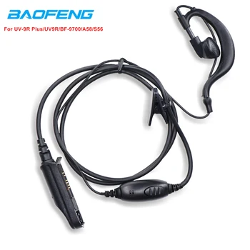 Su geçirmez Kulaklık Kulaklık Kulaklık Baofeng UV 9R Artı BF - 9700 BF-A58 S56 UV-XR Walkie Talkie İki Yönlü Telsiz Aksesuarları Kulak