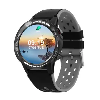 SUNROAD GPS erkek spor saat Akıllı Çağrı müzik kontrol cihazı İzle Barometre Altimetre Spor İzci Tam dokunmatik ekran Kol Saati