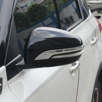 Suzuki s-cross için SX4 2014-2018 Araba vücut ABS krom arka dikiz Dikiz Yan ayna kapağı sopa trim çerçeve lamba davlumbaz 2 adet