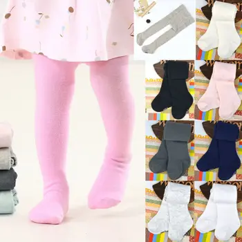 Sıcak Yenidoğan Bebek Kız Pamuk Sıkı Külotlu Çorap Sıcak Tayt Bebek Çorap Reli 0-24M Çocuk Çocuk Yürümeye Başlayan Kız Tayt Soğutma Sıvısı