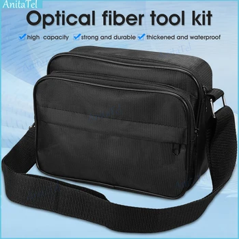 Taşınabilir alet çantası Fiber optik alet boş paket FTTH donanım ağ araçları boş çanta 24cm * 10cm * 18cm Fiber Alet Taşıma Çantası