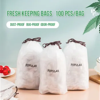 Tek kullanımlık yemek örtüsü Yeniden Kullanılabilir yemek örtüsü Pe Malzeme Gıda Torbası Kilitli torbalar Şeffaf plastik torba Gıda Koruma Çantası