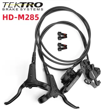 TEKTRO HD-M285 Dağ Bisikleti Hidrolik disk fren Seti Ön/Arka Frenler 800mm / 1500mm Yağ Basıncı 160mm Rotor MTB Disk Frenler