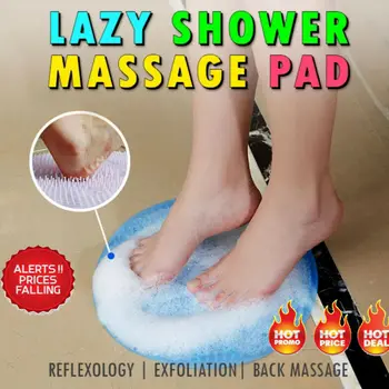 Tembel Banyo masaj yastığı 1 Adet Silikon Vantuz Banyo duş matı kaymaz Yastık Fırça Yıkama Ayak Yarasa Temiz Eserdir