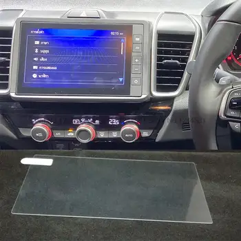 Temperli cam ekran koruyucu Honda City 2020 İçin 2021 2022 Araba GPS navigasyon filmi LCD ekran Anti-scratch Film Aksesuarları