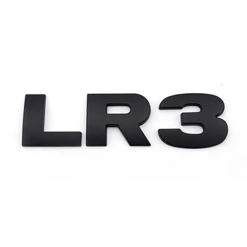 Titanyum Gümüş Araba İşareti Sembolü LR3 V8 Yazı Rozeti Amblemi Dekorasyon İşareti Sembolü Land Rover Discovery için