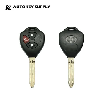 Toyota için 3 düğmeli uzak anahtar Kabuk Bıçak Autokeysupply AKTYS206