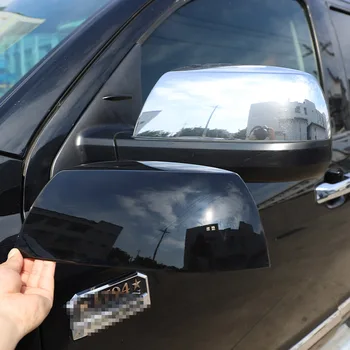 Toyota Tundra Mürettebat Max 2008-2021 Sequoia ABS Siyah Araba Dikiz Yan Ayna Süslemeleri Kapak Trim Sticker Dış Aksesuar