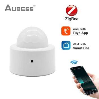 Tuya Zigbee 3.0 Mini Akıllı İnsan Vücudu Hareket PIR Dönüştürücü Kızılötesi sensör dedektörü Akıllı Yaşam Ev Güvenlik Telefon APP Kontrolü