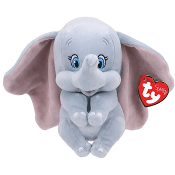 Ty Anime Dumbo Kawaii peluş oyuncak Sevimli Bebek Fil Bebek çocuk doğum günü hediyesi Tedavi Süper Yumuşak çocuk Oyuncak doğum günü hediyesi