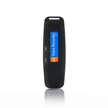 U-Disk Dijital Ses Kaydedici Kalem USB Flash sürücü Kadar 32 GB Mikro-TF
