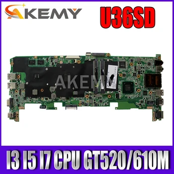 U36SD Orijinal Dizüstü Anakart GT520M GT610M GPU I3 I5 I7 CPU ASUS U36S U36SG U44SG Laptop Anakart