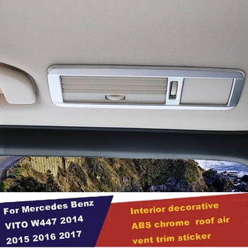 UBLUEE İç Mercedes-Benz Vito W447 V Sınıf V250 2014 2017 2018 Arka Çatı Klima AC çıkışı Havalandırma Kapağı Trim