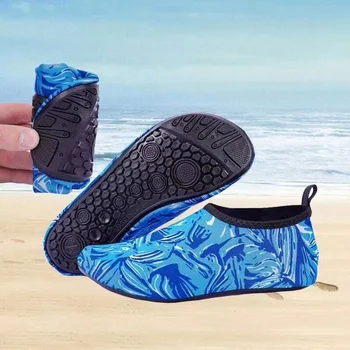 Unisex su ayakkabısı Yüzme dalış çorapları Yaz Plaj Sandalet Düz Ayakkabı Sahil Kaymaz Spor Ayakkabı Çorap Terlik Erkekler Kadınlar için