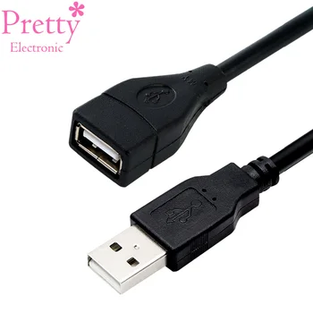 USB 2.0 uzatma kablosu Kablosu Tel Erkek Kadın Veri İletim Kabloları Süper Hızlı Veri Uzatma kablosu 0.5 m 1m 1.5 m 3m 5m