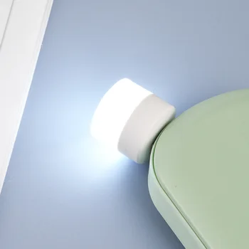 USB Gece Lambası Göz Koruması Mini LED acil durum lambası Yatak Odası Okuma Başucu Lambası için Uygun Güç Bankası Dizüstü Aydınlatma