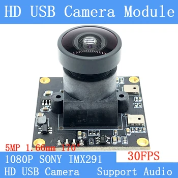 USB kamera modülü 30FPS yıldız ışığı düşük aydınlatma Geniş Görüş Açısı Sony IMX291 2MP Full HD1080P Kamerası UVC gözetim kamera