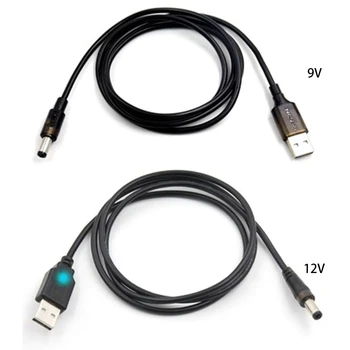 USB Konektörü QC 2.0 / 3.0 USB DC 12 V / 9 V Step Up Kablo 5. 5x2. 5mm Fiş Kablosu