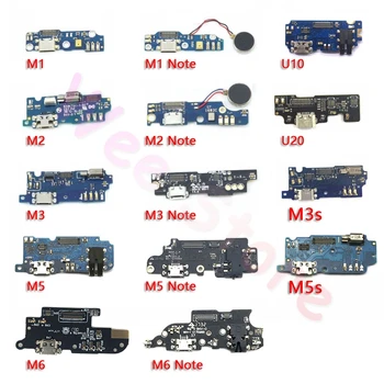 USB Şarj Konektörü girişli şarj cihazı Dock Flex Kablo Meizu M1 M2 M3 M3S M5 M5s M6 Not Mini U10 U20 Orijinal Telefon Parçaları