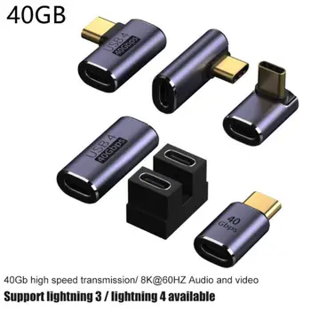 USBC 40Gbps kapıların dışına Macbook-Tipi C-C Hızlı Şarj Dönüştürücü USB Adaptör C USB Veri Thunderbolt3 8 K@60 Hz SOLAR 5A Adaptör 