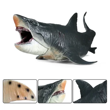 Vahşi Deniz Deniz Yaşamı Megalodon Aksiyon Figürü Klasik Okyanus Hayvanlar Büyük Köpekbalığı Balık Modeli PVC Koleksiyonu Oyuncak Çocuklar İçin Hediye