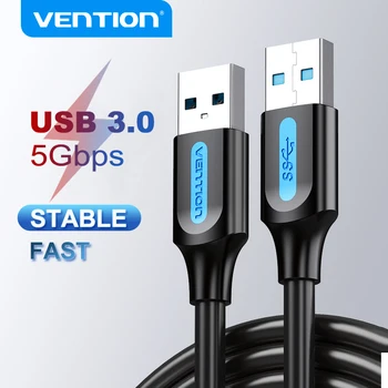 Venton USB USB Uzatma kablo USB 3.0 Veri Kablosu Erkek için Erkek Radyatör sabit disk Webcom Kamera PC USB 2.0 Kablo Uzatma