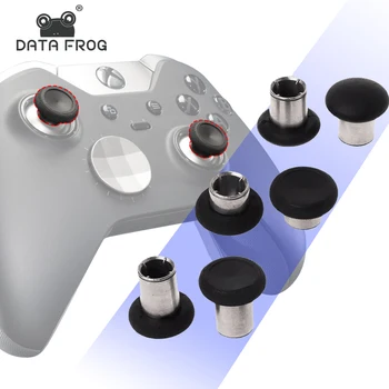 Veri Kurbağa 6 Adet Yedek Metal Düğmeler Takas Thumb Çubukları Uyar Xbox One Elite Denetleyicisi İçin
