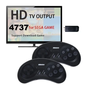 Video oyunu Sopa 4k 16-bit Dahili 4737 Oyun Konsolu Sega Genesis İçin Klasik Mini video oyunu s HDMI uyumlu Sega Genesis İçin