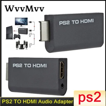WVVMVV PS2 HDMI uyumlu 480i / 480p / 576i Ses Video Dönüştürücü Adaptör/Full HD 1080P Wii uyumlu Dönüştürücü Adaptör