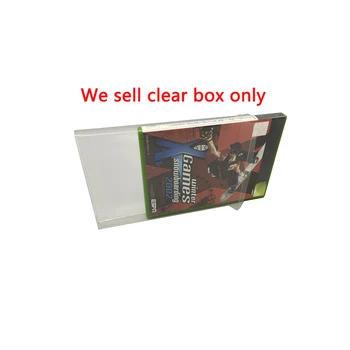 Xbox oyunu İçin PET koruyucu kutu plastik kutu şeffaf koleksiyon ekran koruma kutusu