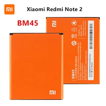 Xiao mi 100 % Orijinal BM45 3060mAh Pil İçin Xiaomi mi kırmızı mi not 2 Hong mi not 2 BM45 Yüksek Kaliteli Telefon Yedek Piller