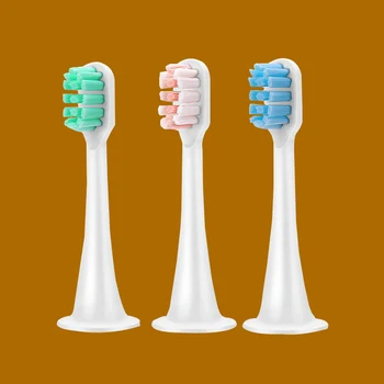 Xiao mi diş Fırçası Kafaları ultra sonic mi jia Xiao mi mi elektrikli Diş Fırçası Nozulları Yüksek yoğunluklu Yedek Diş Fırçası Kafa