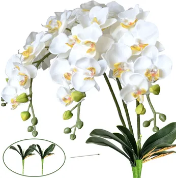 Yapay Kelebek orkide Güve Orkide Sahte Çiçekler Ev Dekor Düğün Dekorasyon Aksesuarları flores artificiales