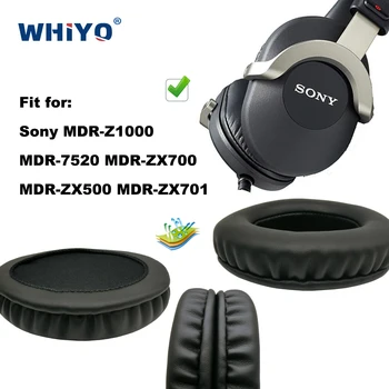 Yedek Kulak Pedleri Sony MDR Z1000 7520 ZX 700 500 701 Kulaklık Parçaları Deri Yastık Kadife Kulaklık Kulaklık kol kapağı