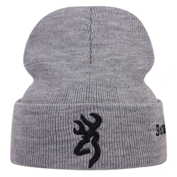 Yeni BROWNİNG nakış örme bere şapka sonbahar kış erkekler kadınlar için moda sıcak kasketleri yeni hip hop şapka kayak için