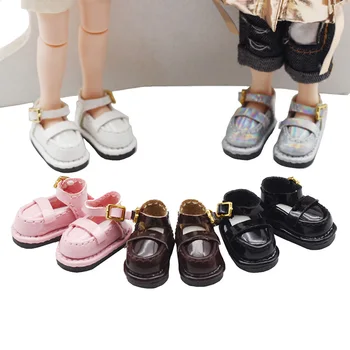 Yeni OB11 bebek ayakkabıları Boyutu 2.6 * 1.2 cm 1/12 Bjd için Sevimli Bebek Bebek Giyinmek Toka Ayakkabı çocuk oyuncakları