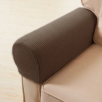 Yeni Stil 1 Çift Çıkarılabilir Kol Streç Kanepe Kanepe Sandalye Koruyucu Koltuk Kapakları Kol Dayama kanepe kılıfı Katı kanepe kılıfı