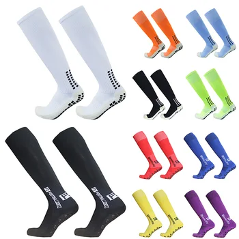 Yeni Uzun FS futbol çorapları Erkek Kadın Spor Yuvarlak Silikon Kaymaz Kavrama futbolcu çorapları