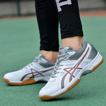 Yeni Voleybol Tenis Ayakkabıları Erkekler Kadınlar için Profesyonel Mahkeme spor ayakkabılar Nefes Erkekler Kadınlar Badminton Sneakers Eğitmenler
