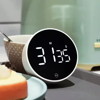 Yeni Xiaomi Mıııw dönen zamanlayıcı parlaklık ayarlanabilir manyetik LED dijital ekran taşınabilir basit mutfak pişirme çalar saat