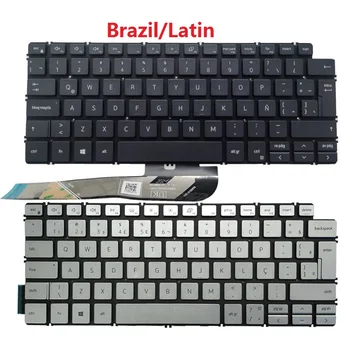 YENİ Brezilya BR / Latin LA laptop dell için klavye Inspiron 13-5390 5391 7390 7391 Latitude 3301 3410 siyah gümüş